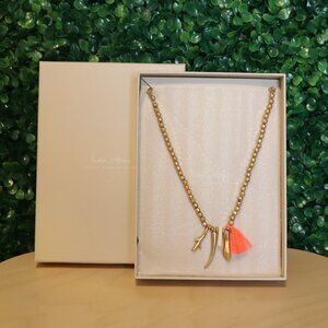 India Hicks Golden Earth Necklace, Bohemian Style, Retired Piece HTF NIB